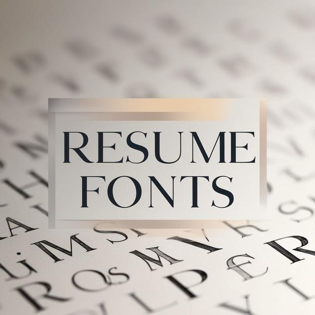 The best font for ats resume in 2024